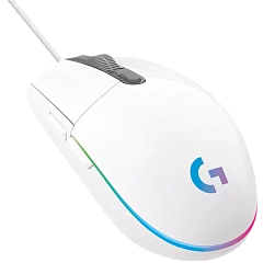 Мышь Logitech G102 LightSync, White, Wired, Gaming, Optical, 8000dpi, RGB backlight, USB