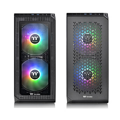 Корпус Thermaltake View 300 MX, Midi Tower, E-ATX, Black, 2x3.5/4x2.5, 2xUSB3.0, USB-C
