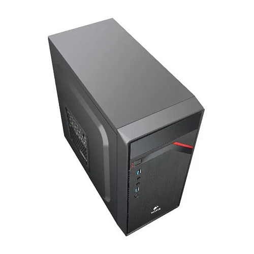 Корпус Wintek K0610, Mini Tower, mATX, Black, 1x5.25"/3x3.5"/2x2.5" HDD, 2xUSB, Mic+Audio