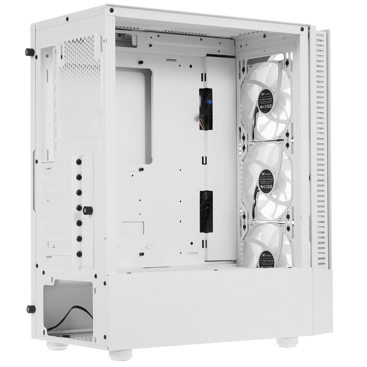 Корпус Thermaltake View 200 TG ARGB, Midi Tower, ATX, White, 2x3.5"/2x2.5", 2xUSB3.0