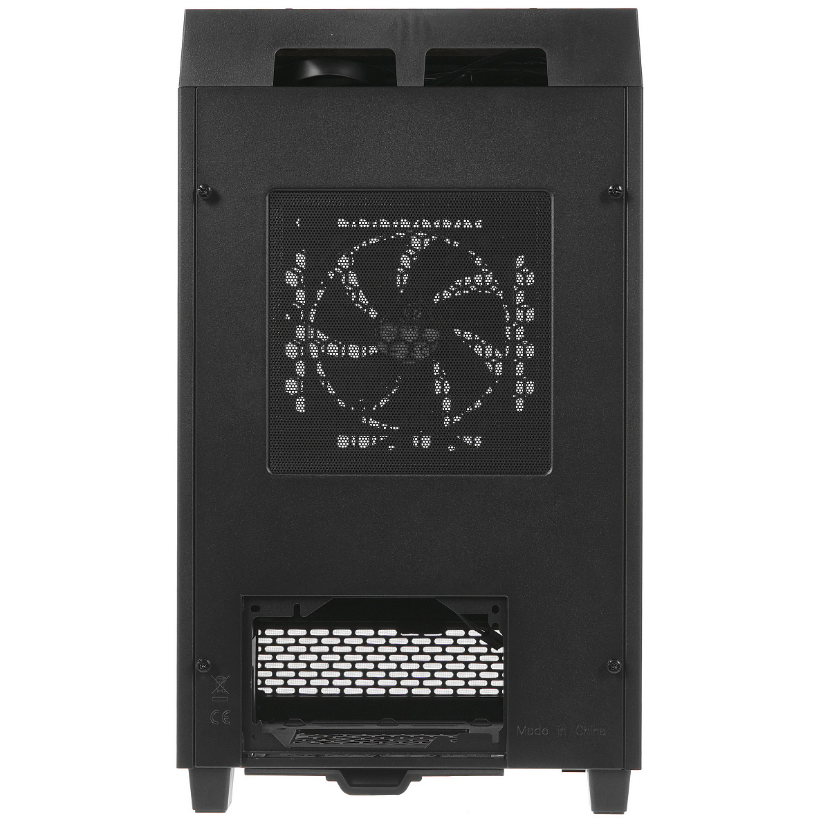 Корпус Thermaltake The Tower 100, Mini Tower, m-ITX, Black, 2x3.5"/2x2.5", 2xUSB3.0, USB-C