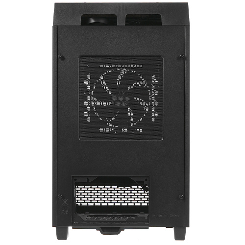Корпус Thermaltake The Tower 100, Mini Tower, m-ITX, Black, 2x3.5"/2x2.5", 2xUSB3.0, USB-C