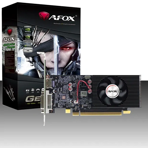 GF GT1030, Afox GT 1030, 1380MHz/2100MHz, 64bit, 4GB GDDR4, DVI-D, HDMI