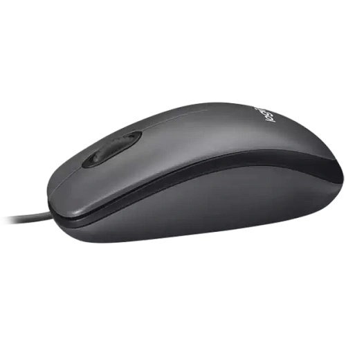 Мышь Logitech M100, Black, Wired, Optical, 1000dpi, USB