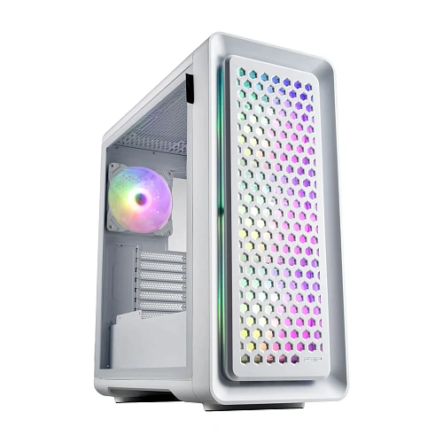 Корпус FSP CUT593A-W, Ultra Tower, E-ATX, White, 4x2.5"/3х3.5", 2xUSB3.0, USB-C, RGB