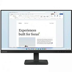 Монитор 23.8" Lenovo L24-4e, Black, IPS, 1920x1080@100Hz, 250кд/м, 1300:1, 6ms, VGA, HDMI