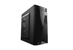 Корпус AeroCool CS-1101, Midi Tower, ATX, Black, 1x5.25"/3x3.5"/1x2.5", 2xUSB, USB3.0