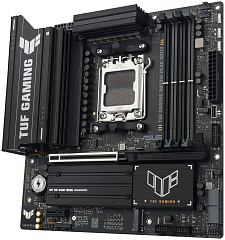 Матплата Asus TUF Gaming B850M-Plus WiFi7, AM5, mATX, 4DDR-5, 1xPCI-Ex16, 4SATA, 3xM.2,HDMI,DP,11USB