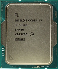 Intel CPU Desktop Core i3-13100 (3.4GHz, 12MB, LGA1700) tray
