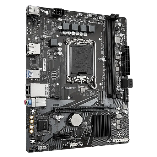 Матплата Gigabyte H610M K V2, iH610, S1700, mATX, 2DDR-5, 1xPCI-Ex16, 2SATA, 1xM.2, HDMI, 10USB