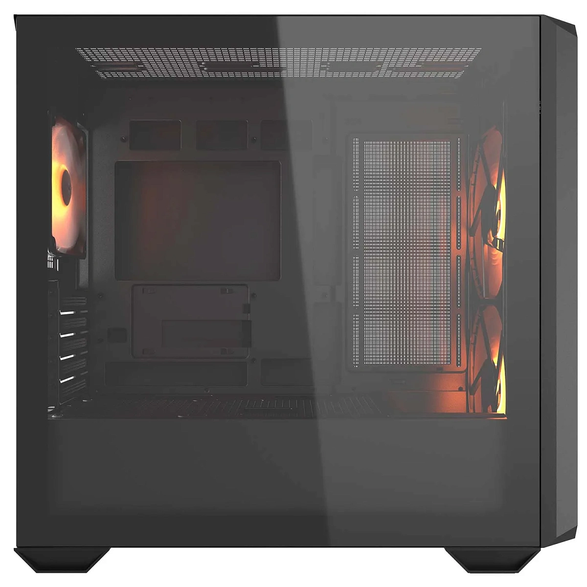 Корпус Cougar MX600 Mini RGB, m-ATX, m-ITX, Black, 3x3.5"/2x2.5", 2xUSB3.0, USB-С