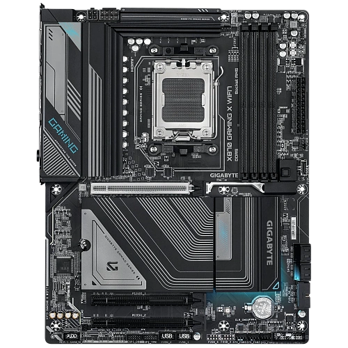Матплата Gigabyte X870 Gaming X WiFi7, AM5, ATX, 4DDR-5,1xPCI-Ex16, 4SATA, 3xM.2, HDMI,2xUSB-C,14USB