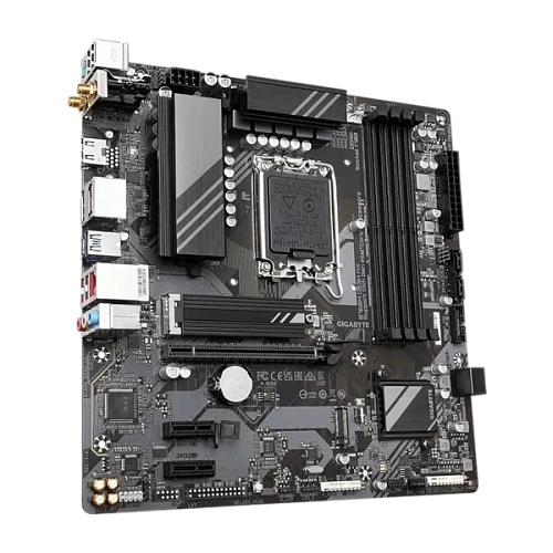 Матплата Gigabyte B760M DS3H AX, iB760, S1700, mATX, 4DDR-5, 1xPCI-Ex16, 4SATA,2xM.2,HDMI,2xDP,12USB