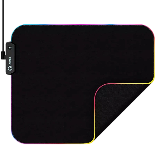 Lorgar Steller 913, Gaming mouse pad, High-speed surface, anti-slip rubber base, RGB backlight, USB connection, Lorgar WP Gameware support, size: 360mm x 300mm x 3mm, weight 0.250kg