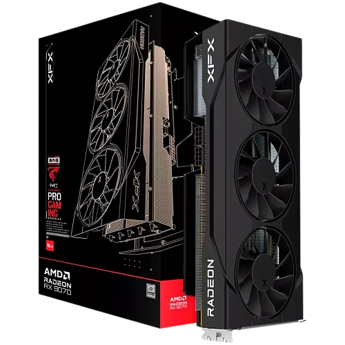 XFX Swift AMD Radeon RX 9070 OC Triple 90mm Fan White 16GB GDDR6 256-bit