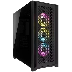 Corsair iCUE 5000D RGB Airflow Tempered Glass, Black