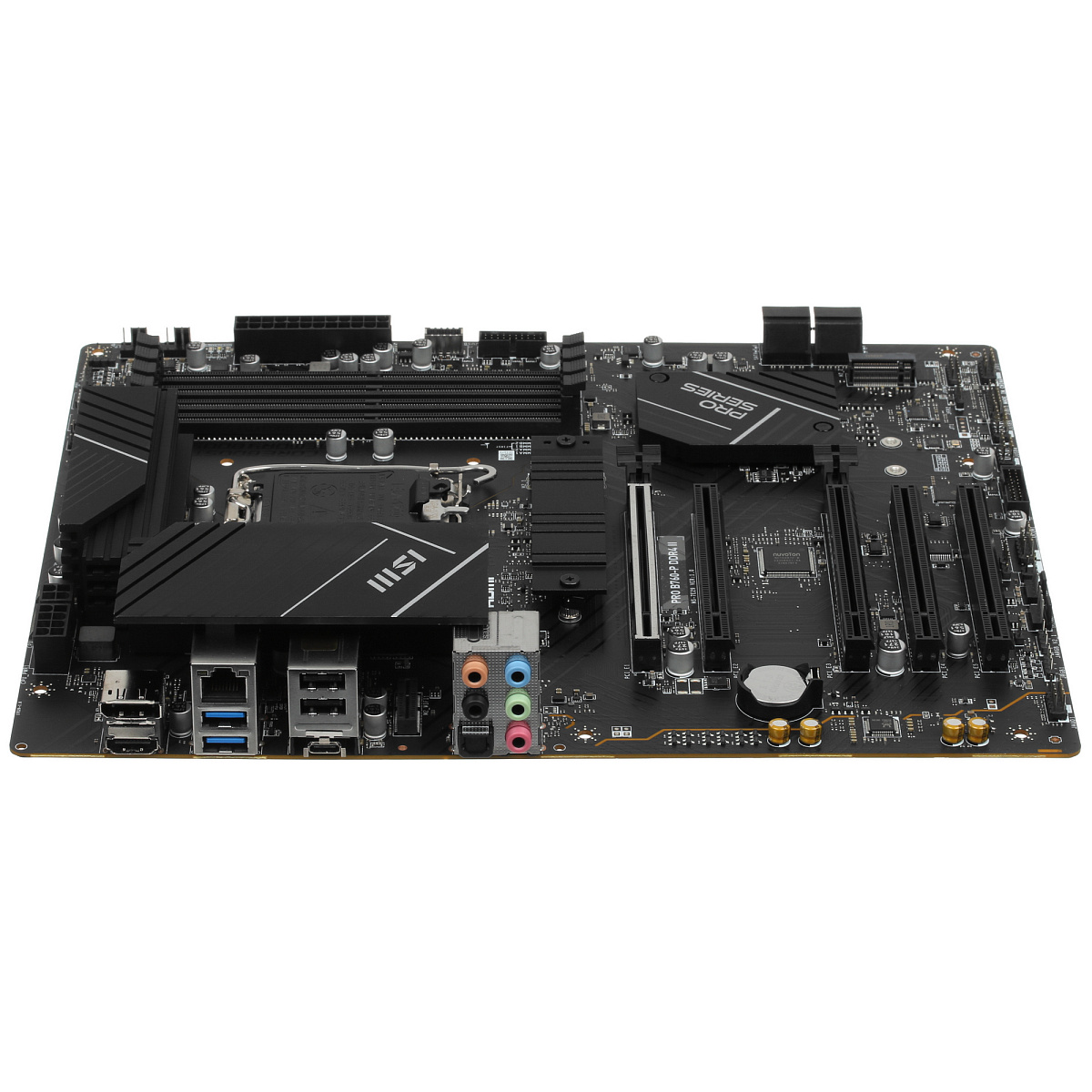 Матплата MSI PRO B760-P DDR4 II, iB760, S1700, ATX, 4DDR-4, 5xPCI-Ex16, 4SATA, 2xM.2, HDMI, DP,14USB