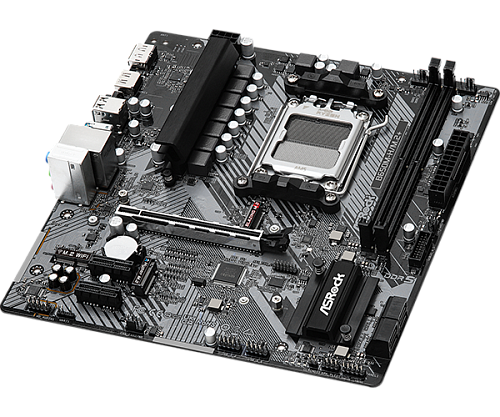 Матплата ASRock B650M-H/M.2+, AM5, mATX, 2DDR-5, 1xPCI-Ex16, 4SATA, 2xM.2, HDMI, DP, 12USB
