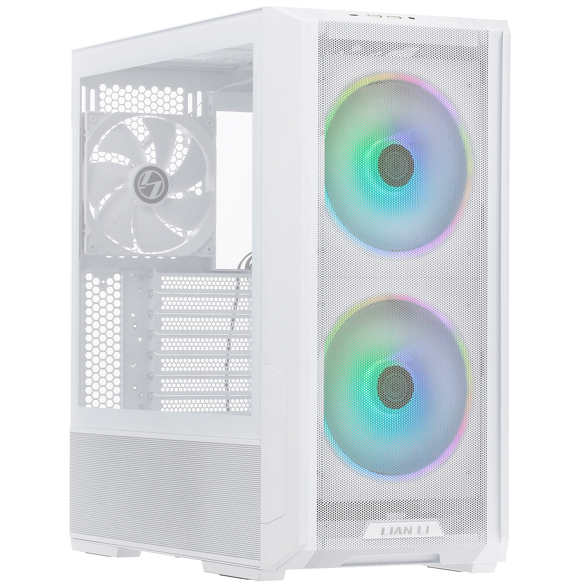 Корпус Lian Li Lancool Lancool 216R-W, E-ATX/ATX/m-ATX/m-ITX 2 x160mm  RPM ARGB fans, 1x140mm PWM Fan, G99.LAN216RW.00 White