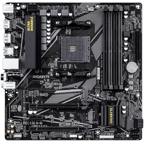 Матплата Gigabyte B550M DS3H R2, AM4, mATX, 4DDR-4, 2xPCI-Ex16, 4SATA, 2xM.2, DP, HDMI, 11USB