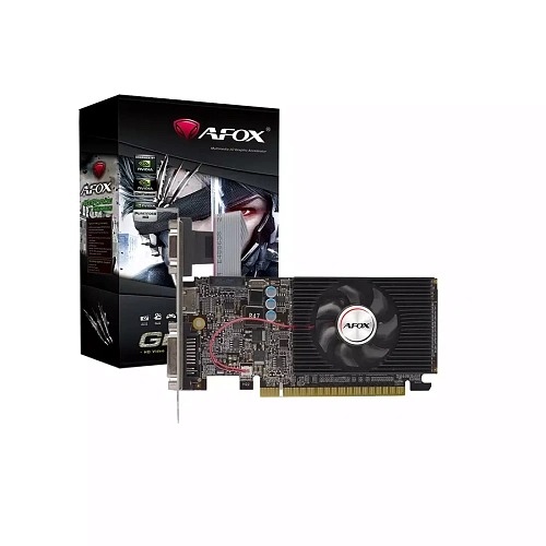 Видеокарта AFOX GT610 2GB D3 LP Single Fan (AF610-2048D3L7-V6)
