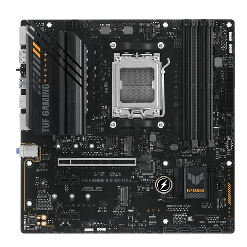 Матплата Asus TUF Gaming A620M-Plus, AM5, mATX, 4DDR-5, 1хPCI-Ex16, 4SATA, 2xM.2, HDMI, DP, 10USB