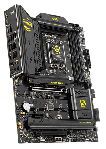 Материнская плата MSI MAG B860 TOMAHAWK WIFI LGA1851 4xDDR5 4xSATA3 RAID 3xM.2 HDMI DP 2xType-C(DP+Thunderbolt) 8xUSB ATX