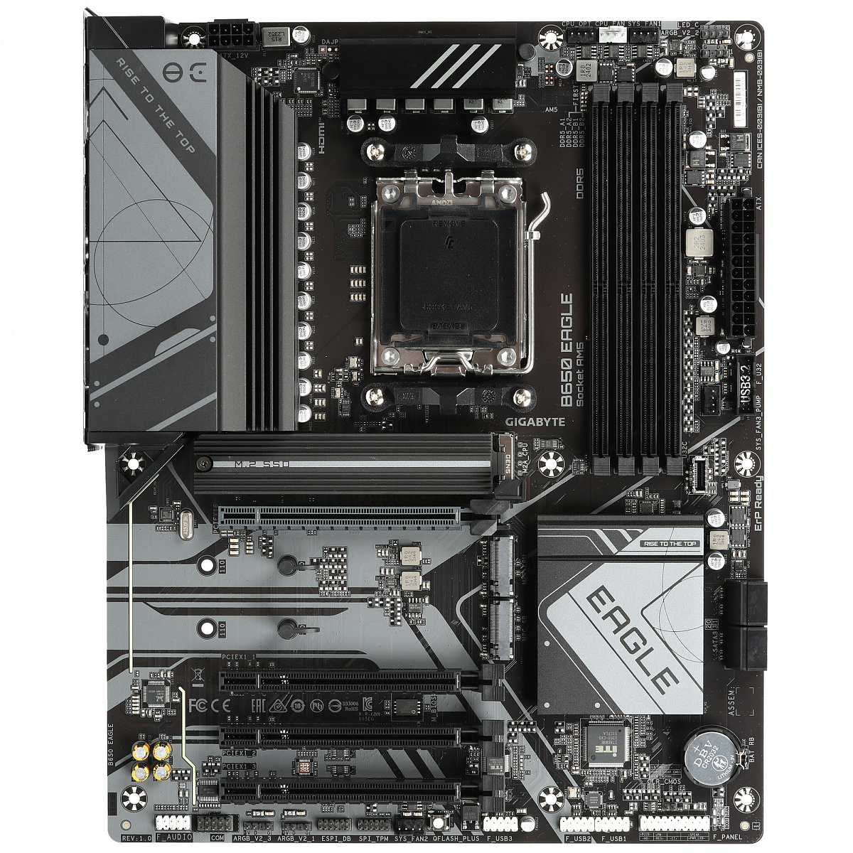 Матплата Gigabyte B650 Eagle, AM5, ATX, 4DDR-5, 1xPCIx16, 4SATA, 3xM.2, HDMI, DP, 16USB