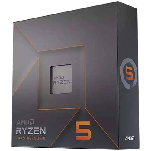 AMD CPU Desktop Ryzen 5 6C/12T 7600X (4.7/5.0GHz Boost,38MB,105W,AM5) box, with Radeon Graphics