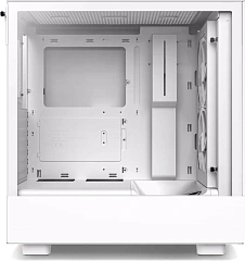 Корпус NZXT H5 Elite, Midi Tower, ATX, m-ATX, White, 1х3.5"/2х2.5", USB3.2, USB-C