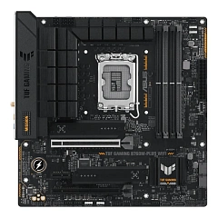 Матплата Asus TUF G B760M-Plus WiFi, iB760, S1700, mATX, 4DDR-5,2xPCI-Ex16,4SATA,2xM.2,HDMI,DP,15USB