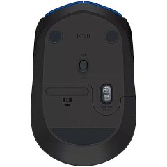 Мышь беспроводная Logitech M171 Blue (синяя, оптическая, 1000dpi, 2.4 GHz/USB-ресивер) (M/N: M-R0060 / C-U0010)