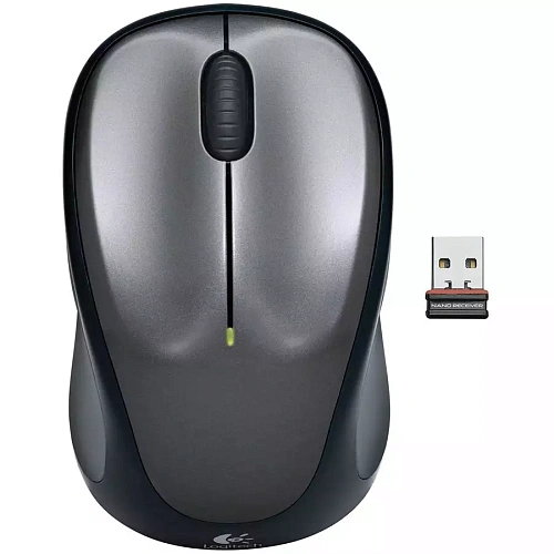 Мышь беспроводная Logitech M235 Colt Matte (серая, оптическая, 1000dpi, 2.4 GHz/USB-ресивер (Logitech Unifying®)) (M/N: M-R0038 / C-U0008)