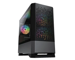 Корпус Cougar MG140 AIR RGB, Mini Tower, m-ATX, Black, 2x3.5"/4x2.5", USB2.0, 2xUSB3.0