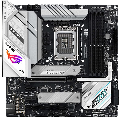 Материнская плата ASUS ROG STRIX B760-G GAMING WIFI LGA1700 4xDDR5 4xSATA3 2xM.2 RAID HDMI DP ATX