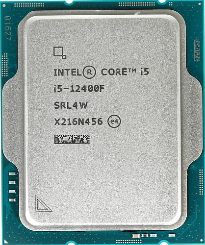 Intel Core i5-12400F, S1700/6 cores/Alder Lake/2.5GHz/18MB L3/10nm/117W, OEM