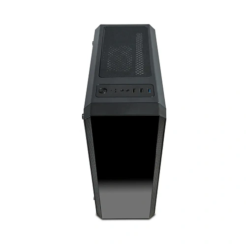 Корпус Delux Atom, Midi Tower, ATX, Black, 2x3.5"/2x2.5", 2xUSB2.0, USB3.0