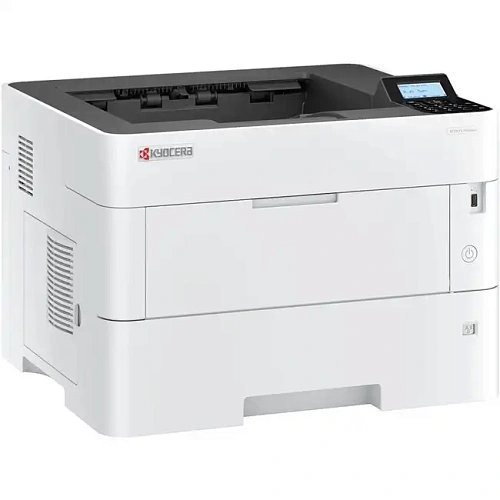 Принтер лазерный Kyocera ECOSYS P4140dn (A3), монохромный, 1200x1200 dpi, 40/22 ppm (A4/A3), 512 MB, 1.2 GHz, tray 100+500 sheets, USB+Ethernet, Duplex, LCD, drum 500k, starter toner 7.5k