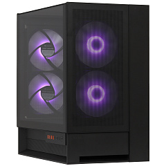 Корпус Cougar OmnyX, Midi Tower, ATX, Black, 2x3.5"/2x2.5" HDD, 4xUSB3.0, 2xUSB-C