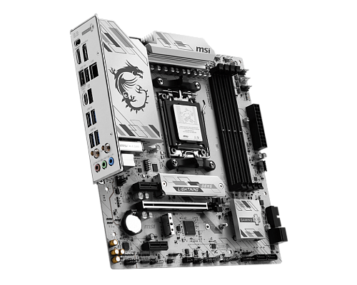 Матплата MSI B850M Gaming Plus WiFi6E, AM5, mATX, 4DDR-5, 1хPCI-Ex16/2x1, 4SATA, 2xM.2,HDMI,DP,15USB