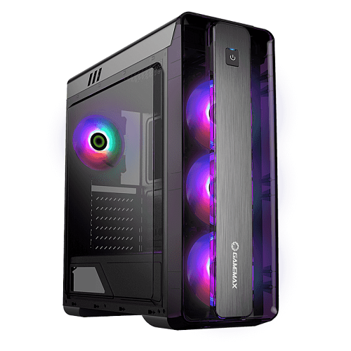 Корпус GameMax MoonLight FRGB(MFG.G511), Midi Tower, ATX, Black, 2x3.5"/2x2.5", 2xUSB2.0, USB3.0
