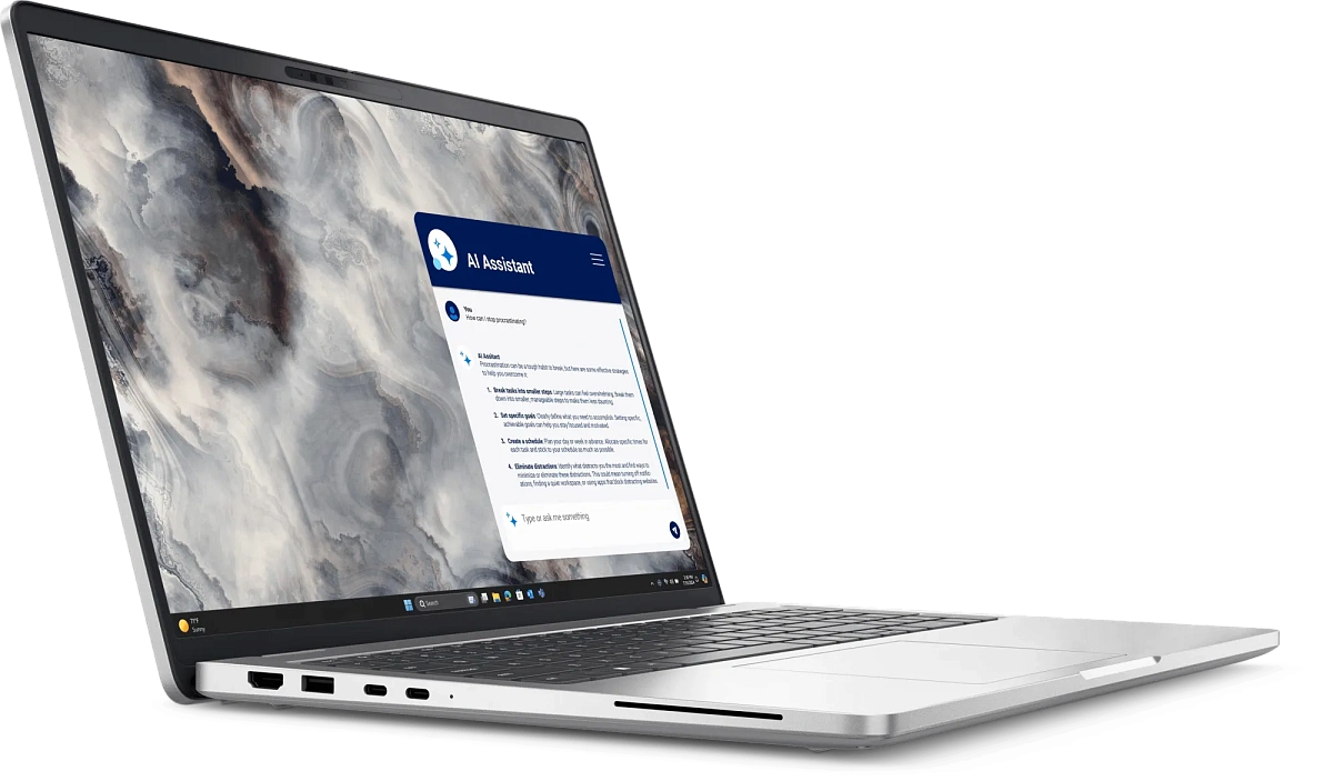 Ноутбук Dell Pro 16 Plus PB16250, Core U7 268V/16"FHD/32GB/512GB/Arc Graphics/LAN/W11Pro