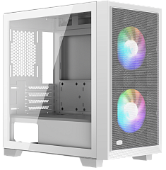 Корпус PCCooler C3D310 WH mATX/ITX 2x3.5", 2x2.5", USB3.0, 2xUSB2.0, White
