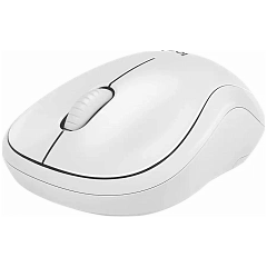 Мышь беспроводная Logitech M240 Silent Off White Bluetooth (белая, оптическая, 400-4000dpi, бесшумная)