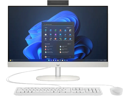 HP ProOne 240 G10 24AiOBU-i7-1355UIDS / 23.8 inch AG FHD UWVA IPS 250 / 16GB DDR4 / 512GB M.2 SSD Value / W11 Pro / 1yw / 125 White Cellulose Fiber Packagingkbd / 125WhitemouseCelluloseFiberPackaging / Realtek Wi-Fi 6 WLAN / Zoom Logo  RTF Card / Shell Wh