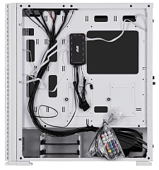 Корпус 2E Gaming Vertex GI01W, Midi Tower, E-ATX, White, 2x3.5"/2x2.5", 2xUSB3.0, USB-C, RGB
