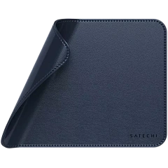 SATECHI Vegan-Leather Premium Mouse Pad (Blue)
