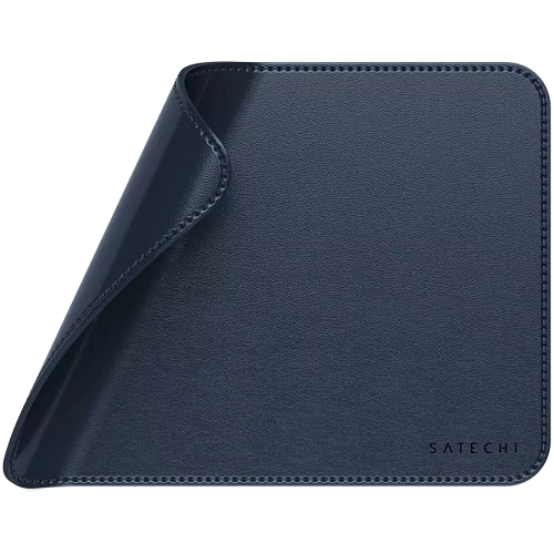 SATECHI Vegan-Leather Premium Mouse Pad (Blue)