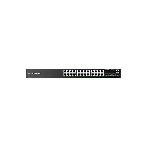 Switch 24 port Grandstream GWN7803, 24x10/100/1000 Мбит/с, Console RJ-45, 4x SFP