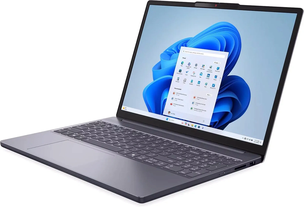 Ноутбук Lenovo IdeaPad Slim 3 15ARP10, Ryzen 5 7535HS/15.3"WUXGA/8GB/512GB/Radeon 660M/DOS